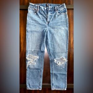 Abercrombie & Fitch Distressed Blue Jeans